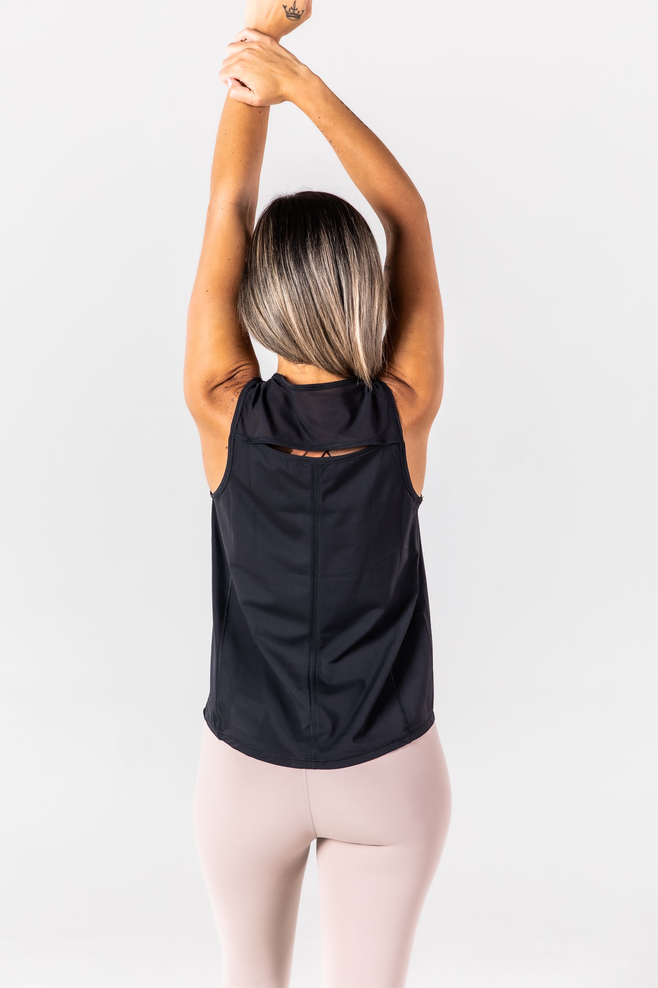 BLACK SPLICE TANK TOP (Last Sizes)